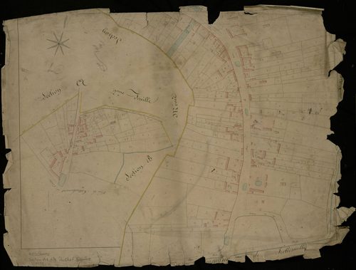 Plan du cadastre napoléonien - Hescamps : Chef Lieu (Le), A1