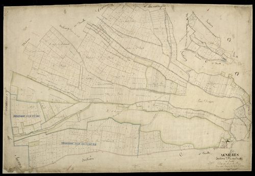 Plan du cadastre napoléonien - Hescamps (Agnières) : Mont de Preuzel (Le), D2