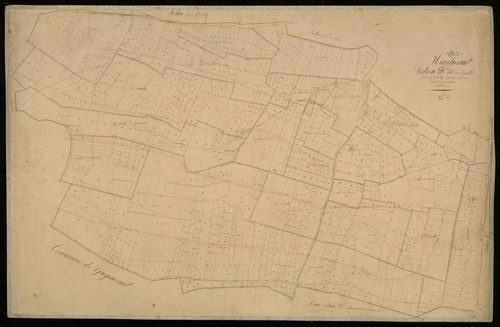 Plan du cadastre napoléonien - Heudicourt : Combles (Les), D