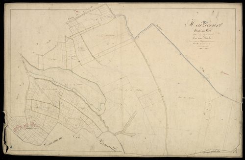 Plan du cadastre napoléonien - Hezeucourt : Grimont, C
