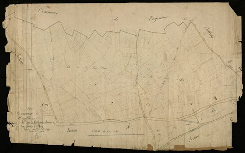 Plan du cadastre napoléonien - Hombleux : Haute Borne (La) ; Fonds d'Offoy (Les), A