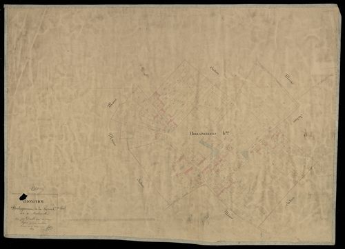 Plan du cadastre napoléonien - Hornoy-le-Bourg (Tronchoy) : Boulainvillers, développement de la section C