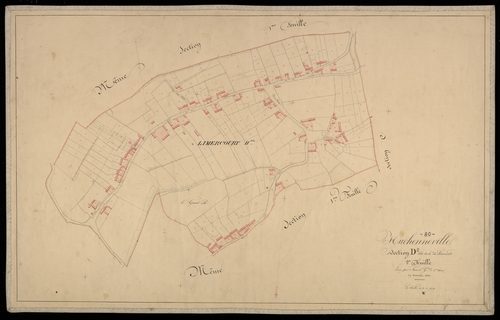 Plan du cadastre napoléonien - Hucheneville : Hameau de Limercourt (Le), D2