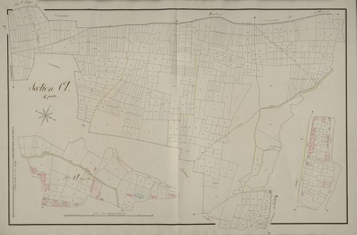 Plan du cadastre napoléonien - Humbercourt : A2 et A4
