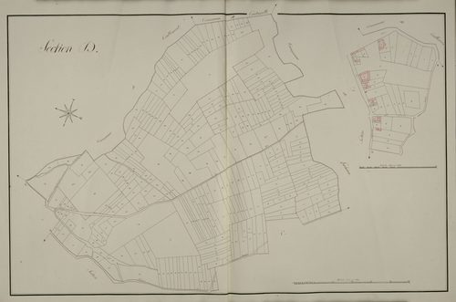 Plan du cadastre napoléonien - Humbercourt : D