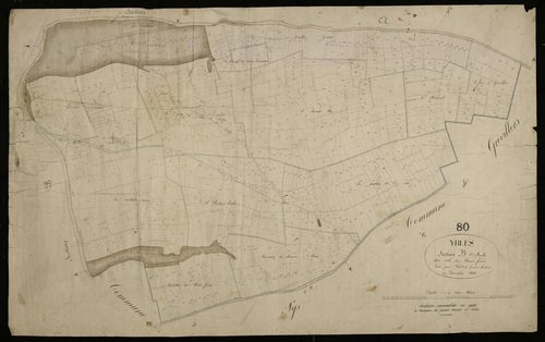 Plan du cadastre napoléonien - Irles : Sole des blancs fossés (La), B2
