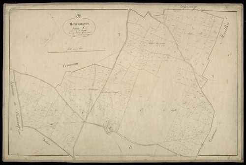 Plan du cadastre napoléonien - Lafresguimont-Saint-Martin (Montmarquet) : Hayette (La), A