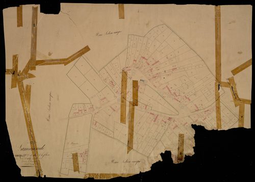 Plan du cadastre napoléonien - Lamaronde : Chef-lieu (Le), section unique