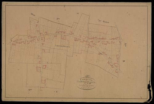 Plan du cadastre napoléonien - Lamotte-Buleux (Lamotte Buleux) : Chemin de Saint Esprit (Le) ; Chef-lieu (Le), A2