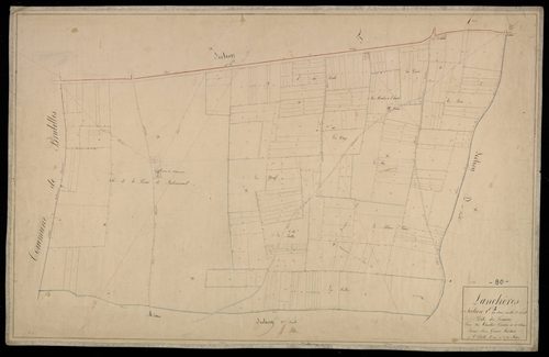 Plan du cadastre napoléonien - Lancheres : Foraines (les), E1