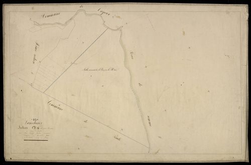 Plan du cadastre napoléonien - Lancheres : Recousse (La), A1