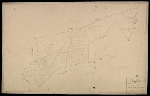 Plan du cadastre napoléonien - Lancheres : Foraines (les), E2