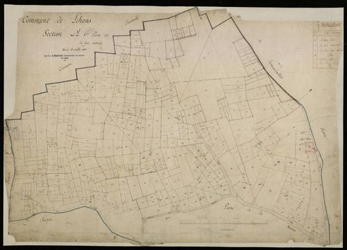 Plan du cadastre napoléonien - Lihons : Fond d'Herleville (Le), A1