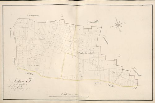 Plan du cadastre napoléonien - Atlas cantonal - Lihons : Rousseville, F