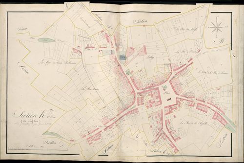 Plan du cadastre napoléonien - Atlas cantonal - Lihons : Chef Lieu (Le), H1