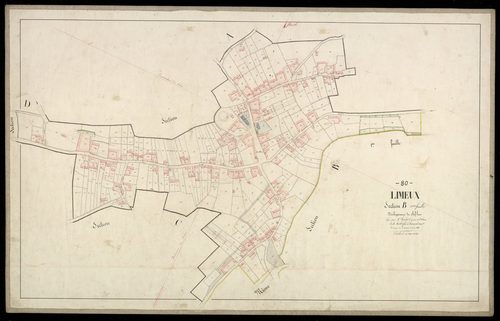 Plan du cadastre napoléonien - Limeux : Chef-lieu (Le), B2