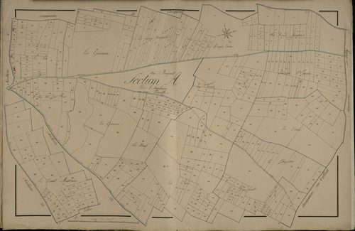 Plan du cadastre napoléonien - Long : Argilière (L'), A