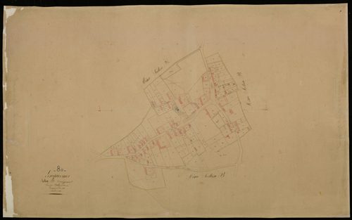 Plan du cadastre napoléonien - Longavesnes : développement de B