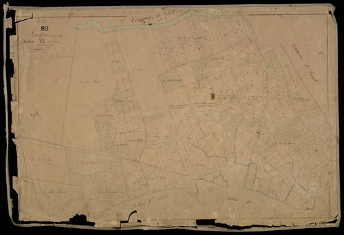 Plan du cadastre napoléonien - Longpre-Les-Corps-Saints (Longpré les Corps Saints) : Prés (les), A