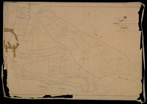 Plan du cadastre napoléonien - Longpre-Les-Corps-Saints (Longpré les Corps Saints) : Chemin des Morts (Le), C1
