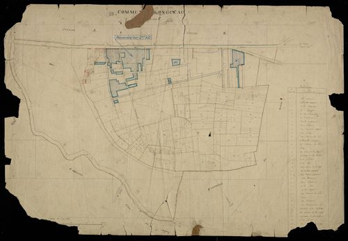 Plan du cadastre napoléonien - Longueau : C