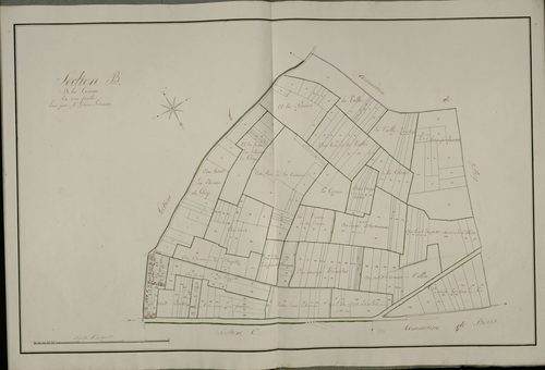 Plan du cadastre napoléonien - Longueau : CORNUE (La), B