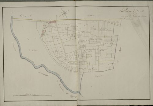 Plan du cadastre napoléonien - Longueau : Sud (Le), C