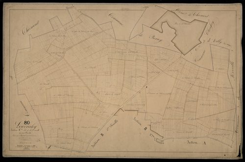 Plan du cadastre napoléonien - Louvrechy : Dreuette (La), C
