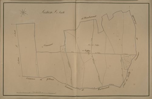 Plan du cadastre napoléonien - Lucheux : F2
