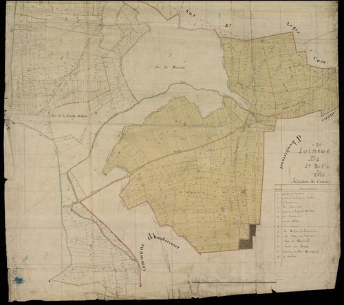 Plan du cadastre napoléonien - Lucheux : D1