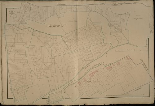Plan du cadastre napoléonien - Lucheux : E