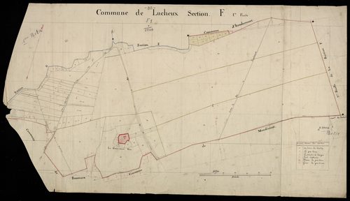Plan du cadastre napoléonien - Lucheux : F1