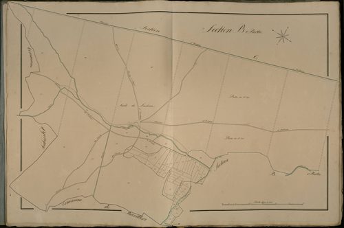 Plan du cadastre napoléonien - Lucheux : B2
