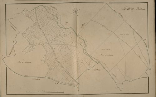 Plan du cadastre napoléonien - Lucheux : B1