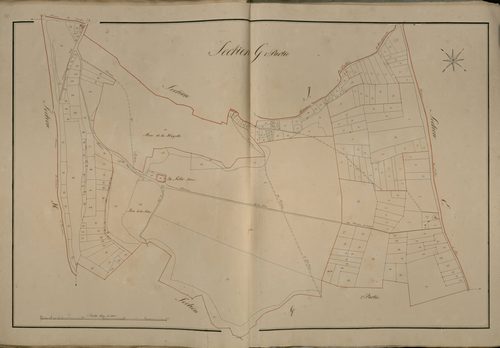 Plan du cadastre napoléonien - Lucheux : G1