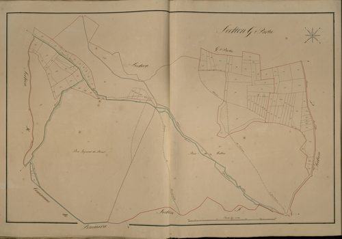 Plan du cadastre napoléonien - Lucheux : G2