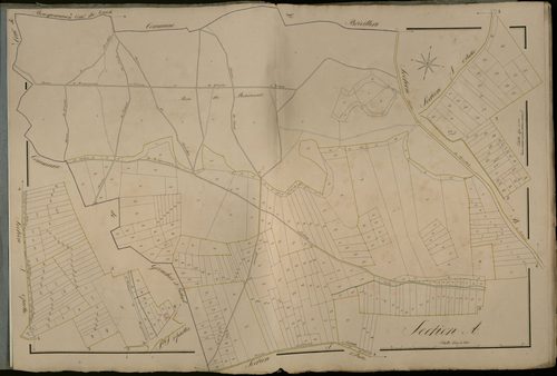 Plan du cadastre napoléonien - Lucheux : A