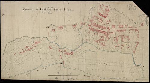 Plan du cadastre napoléonien - Lucheux : I3