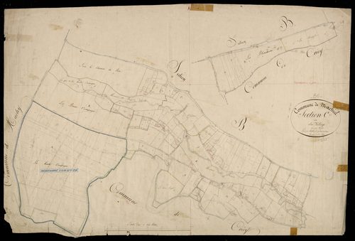 Plan du cadastre napoléonien - Machiel : Village (Le), C