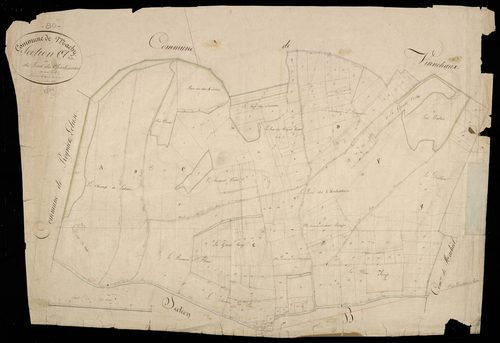 Plan du cadastre napoléonien - Machy : Fond des Charbonniers (Le), A