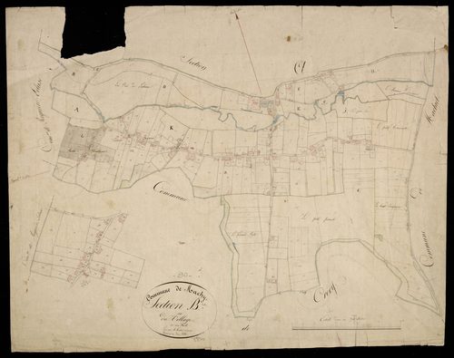 Plan du cadastre napoléonien - Machy : Village (Le), B