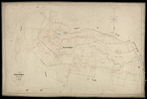 Plan du cadastre napoléonien - Maisnieres : Chef-lieu (Le), C2