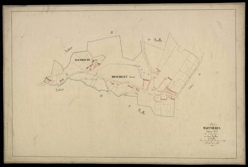 Plan du cadastre napoléonien - Maisnieres : Harcelaines (Les), D2