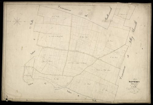 Plan du cadastre napoléonien - Maisnieres : Chef-lieu (Le), C1