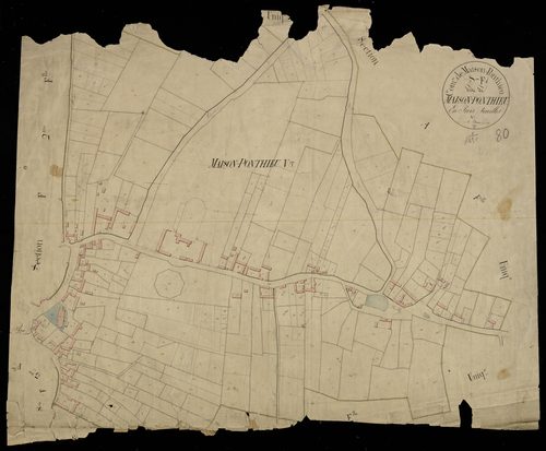 Plan du cadastre napoléonien - Maison-Ponthieu : Maison-Ponthieu, F1