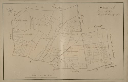 Plan du cadastre napoléonien - Maison-Roland (Maison Roland) : A
