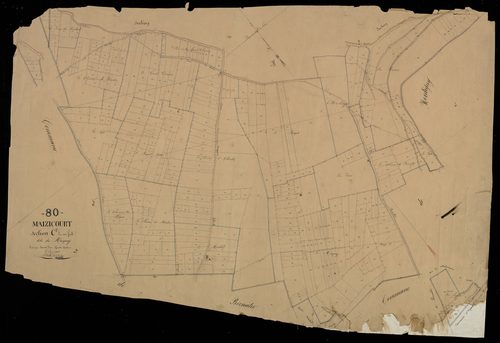 Plan du cadastre napoléonien - Maizicourt : Marquay (Le), C