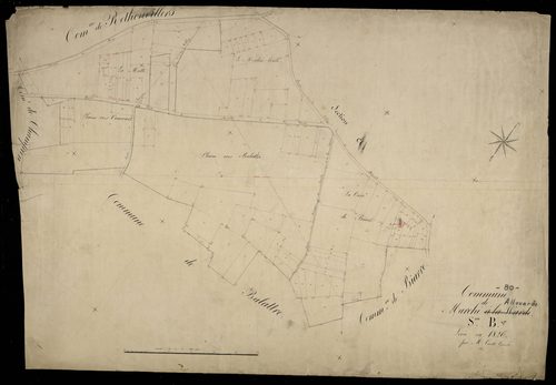 Plan du cadastre napoléonien - Marche-Allouarde (Marché à la Warde) : B