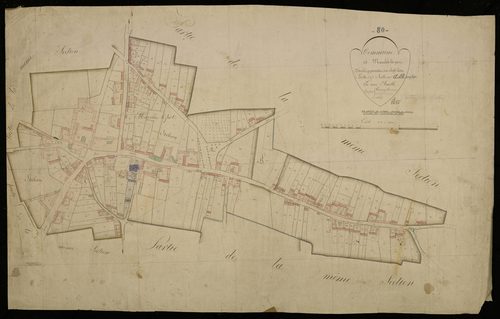 Plan du cadastre napoléonien - Marchelepot (Marché-le-pot) : Chef-lieu (Le), A2, B2 et développement de A1 et B1