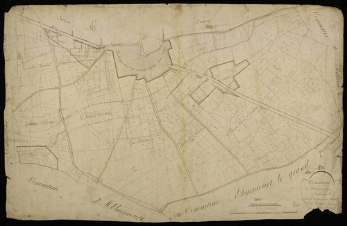 Plan du cadastre napoléonien - Marchelepot (Marché-le-pot) : Ouest (L') ou Frécots (Les), A1